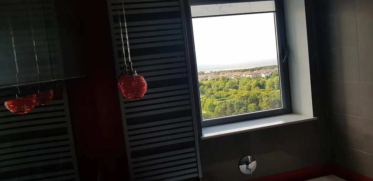格但斯克16Th Floor View On The Sea And City. 15 Minutes Walk To The Beach.公寓 公寓 格但斯克