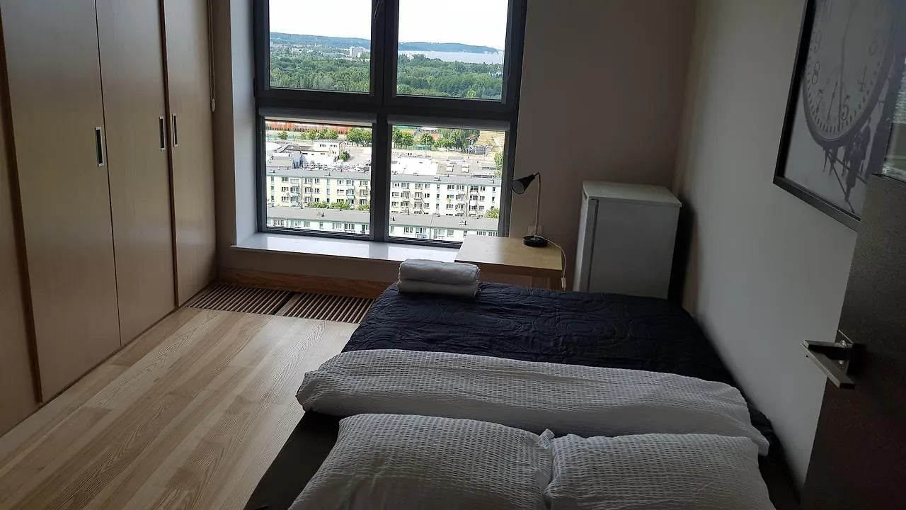 16Th Floor View On The Sea And City. 15 Minutes Walk To The Beach. Διαμέρισμα Γκντανσκ Πολωνία
