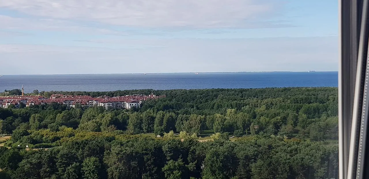 16Th Floor View On The Sea And City. 15 Minutes Walk To The Beach. Διαμέρισμα Γκντανσκ