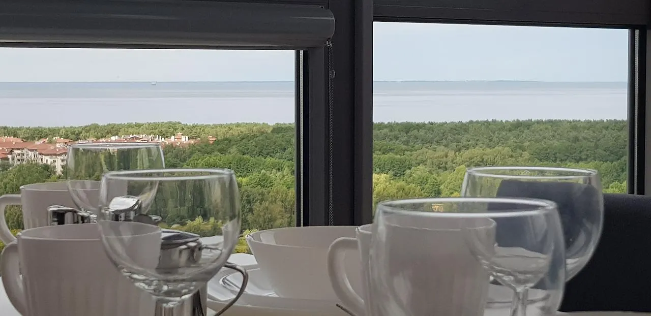 格但斯克16Th Floor View On The Sea And City. 15 Minutes Walk To The Beach.公寓 公寓