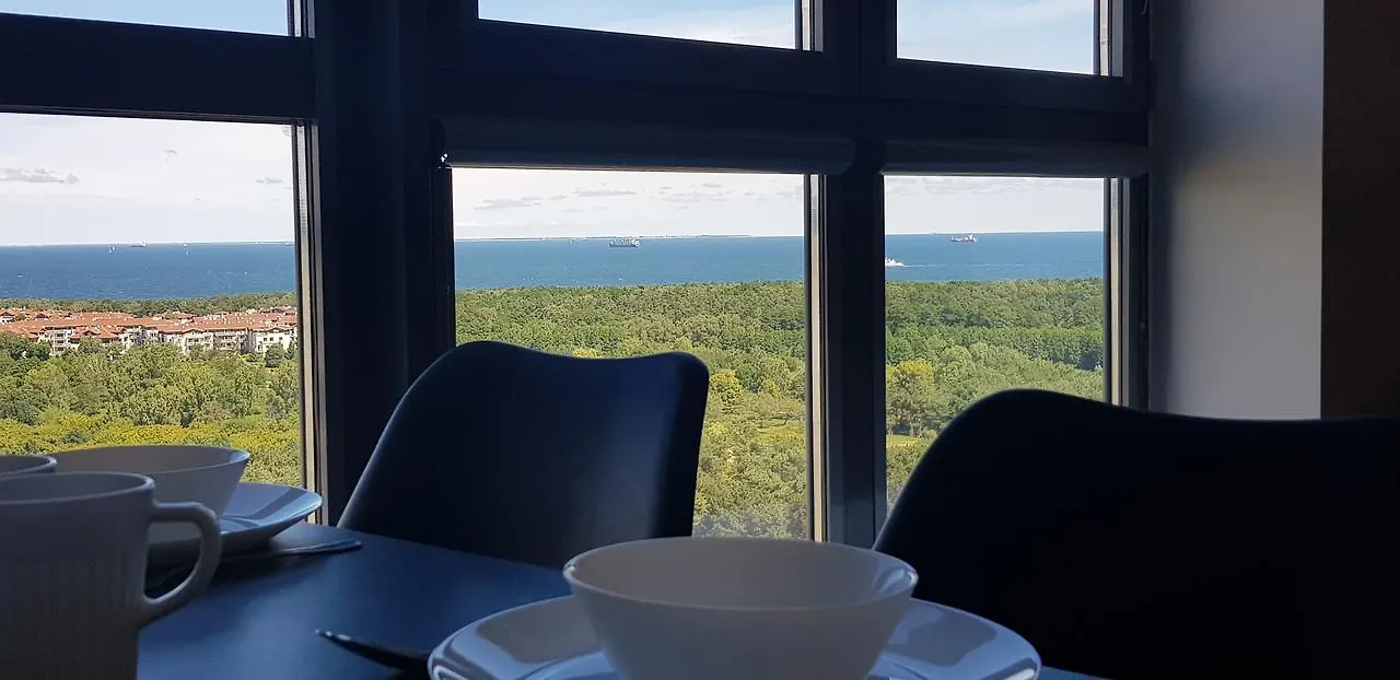 16Th Floor View On The Sea And City. 15 Minutes Walk To The Beach. Διαμέρισμα Γκντανσκ