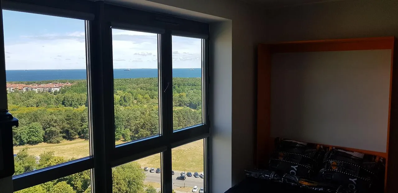 格但斯克16Th Floor View On The Sea And City. 15 Minutes Walk To The Beach.公寓 0*, 格但斯克