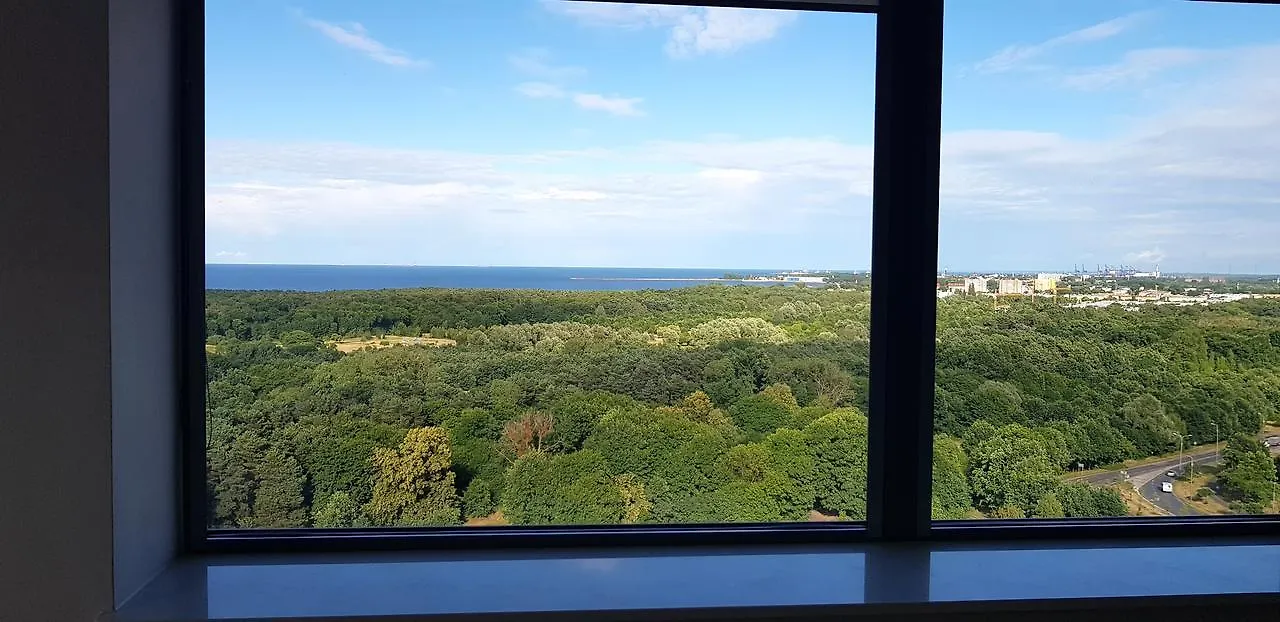 格但斯克16Th Floor View On The Sea And City. 15 Minutes Walk To The Beach.公寓 0*, 格但斯克