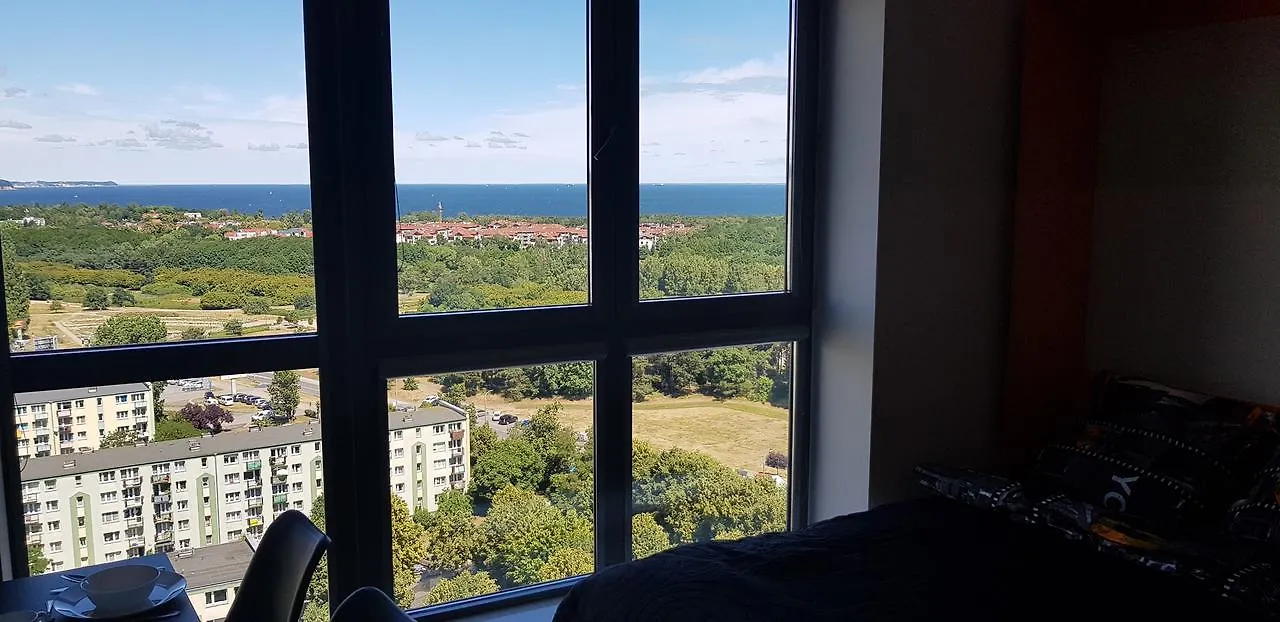 格但斯克16Th Floor View On The Sea And City. 15 Minutes Walk To The Beach.公寓 0*, 格但斯克 波兰