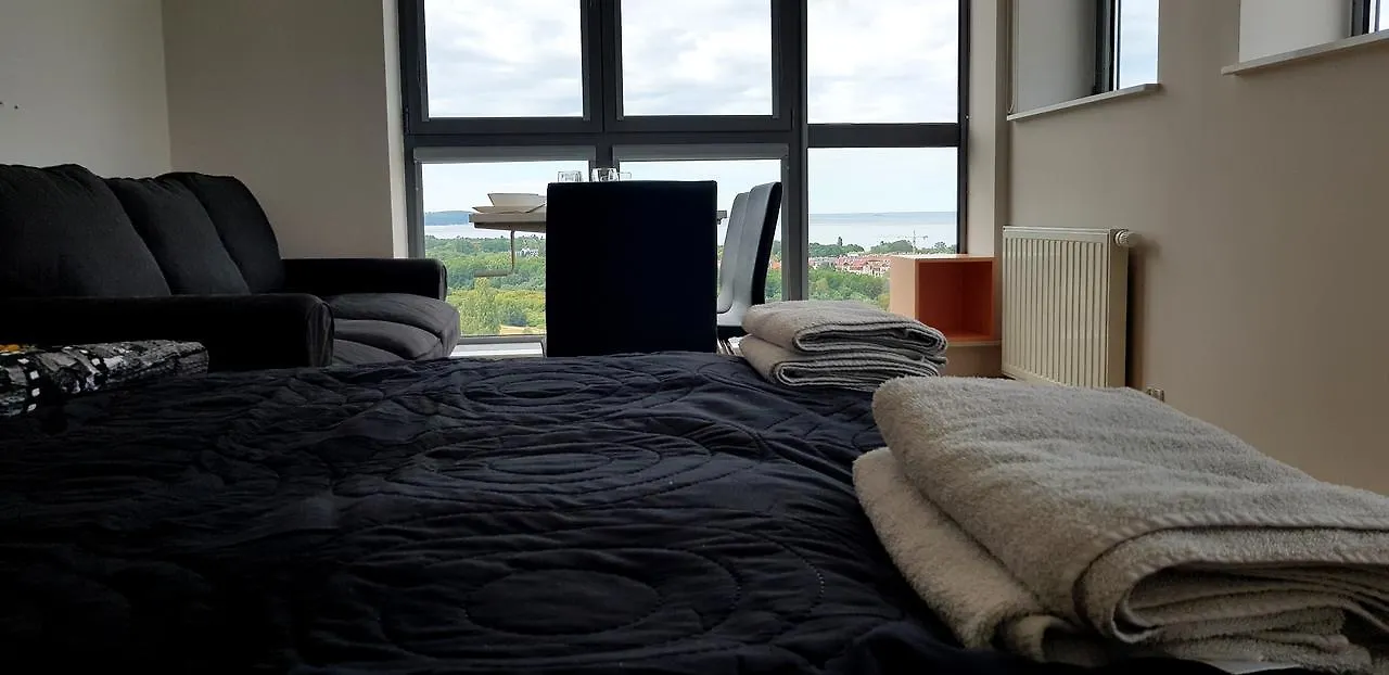 格但斯克16Th Floor View On The Sea And City. 15 Minutes Walk To The Beach.公寓 0*, 格但斯克 波兰