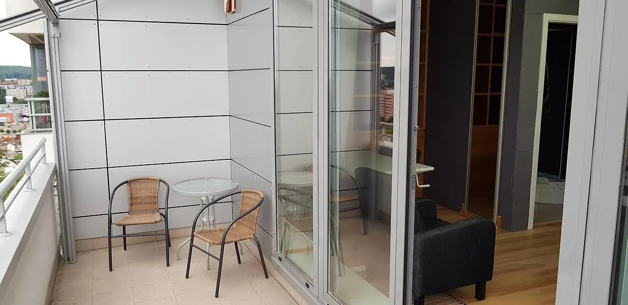 格但斯克16Th Floor View On The Sea And City. 15 Minutes Walk To The Beach.公寓 公寓