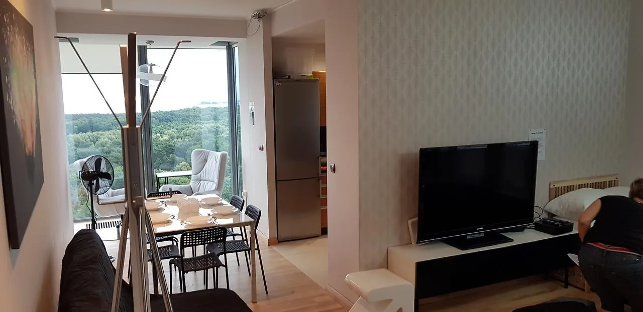 16Th Floor View On The Sea And City. 15 Minutes Walk To The Beach. Διαμέρισμα Γκντανσκ Πολωνία