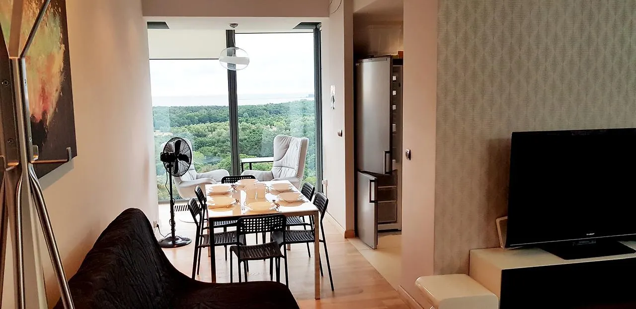 格但斯克16Th Floor View On The Sea And City. 15 Minutes Walk To The Beach.公寓 公寓